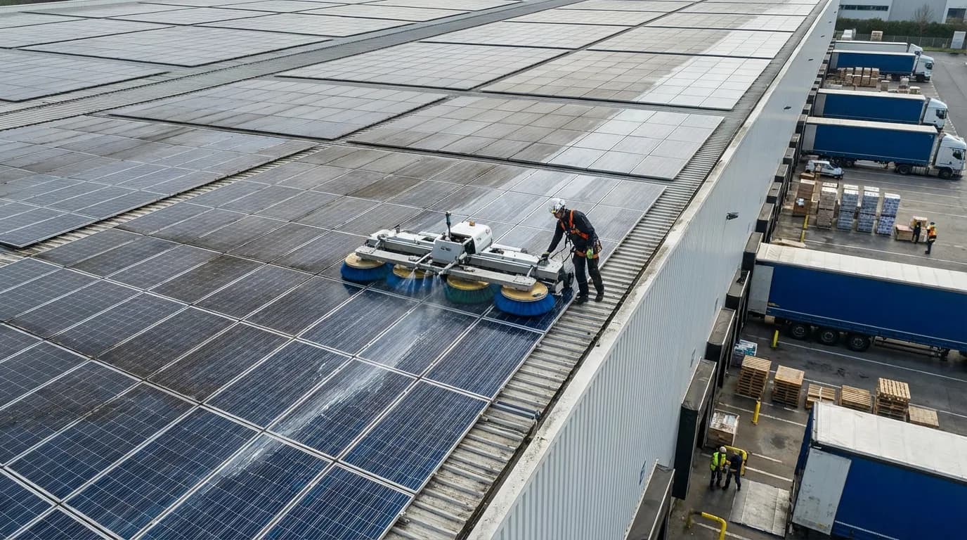 Toiture logistique proche d'axes routiers en Seine-et-Marne